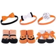 thumbnail image 1 of Set de regalo de diadema y calcetines para bebés Hudson Baby Pumpkin 0-9 M, 1 of 2