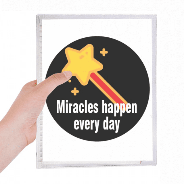 Carnet Miracles Quotidien Journal Rechargeable Papeterie