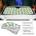 thumbnail image 3 of Kdxio Avocado Sleeping Print Front Windshield Sun Shade,Folding Auto Sunshade for Car Truck SUV-Medium, 3 of 5