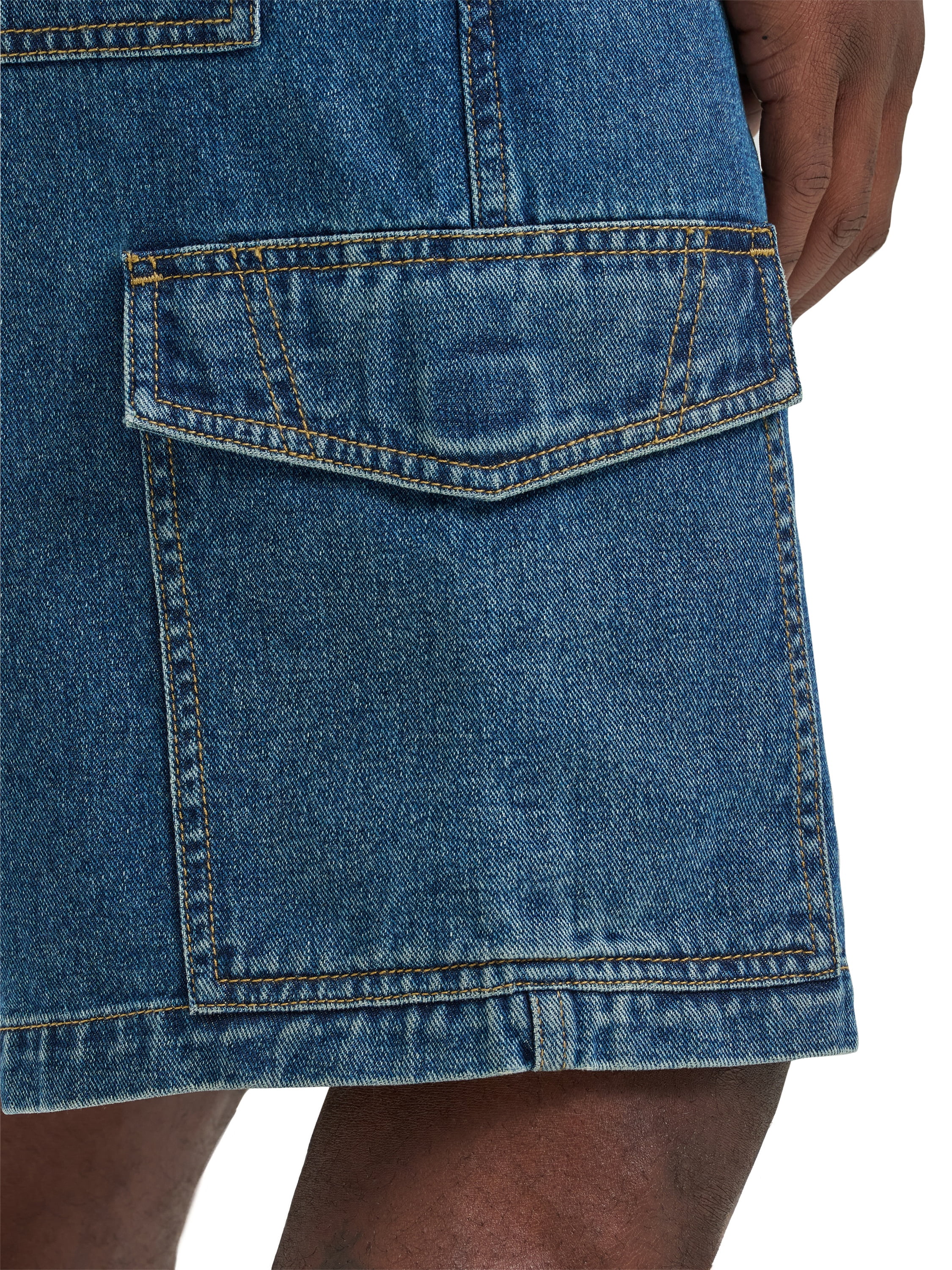 Wrangler® Men's Utility Streetwear Six Pocket Denim Cargo Short