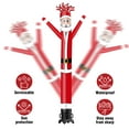 thumbnail image 4 of Santa Claus Inflatable Tube Man  Wacky Wavy Dancing Guy for Outdoor Decoration Advertising Business Promotion - Christmas Theme (Blower Not Included), 4 of 8