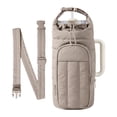 thumbnail image 4 of Thermal Insulated Crossbody Water Bottle Bag With Adjustable Strap For Outdoors Hiking Camping Portable Sturdy Fabric Carriers, 4 of 8