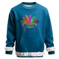 thumbnail image 2 of RKSTN Men's Carnival Party Sweatshirts Oversized Crew Neck Carnival Graphic Print Versatile Fleece Sweatshirt Mens Casual Round Neck Relaxed Fits Comfy Pullover Sweatshirt Top Fall Winter Clothes, 2 of 7