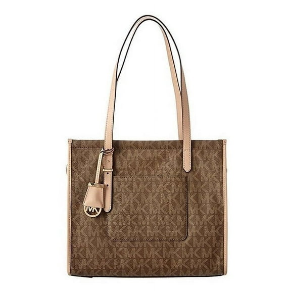 Michael Kors  Darien Signature Medium Mocha Tote Bag