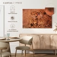 thumbnail image 4 of Elephant Stock Sweet Loving Cheetahs Wall Art - Horizontal Canvas Wall Art - Living Room Wall Decor - Animal Canvas - Black And Orange Decor - 45" x 30", 4 of 4