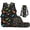 Space Galaxy Dinosaur, variant on Yspwyqan Green Farm Tractor 4Pcs Backpack Set with Lunch Box Pencil Case Water Bottle, 17 Inch Lightweight Large Capacity Boys Backpack Set for Kids School Travel