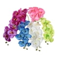 thumbnail image 5 of Yesbay 1Pc Artificial Flower Butterfly Orchid Garden DIY Wedding Party Desktop Decor,Light Purple, 5 of 5