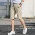 thumbnail image 4 of Pantalones cortos deportivos de verano para hombre, pantalones cortos casuales de algodón y lino, pantalones cortos de playa, bermudas masculinas, pantalones de marca clásicos casuales, 4 of 5