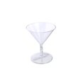 thumbnail image 2 of Clear Plastic Martini Glasses, 3-1/2-Inch, 12-Count, 2 of 2