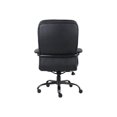 thumbnail image 3 of Boss Office Products Heavy Duty Double Plush CaressoftPlus Chair-400 Lbs, Black, 3 of 6