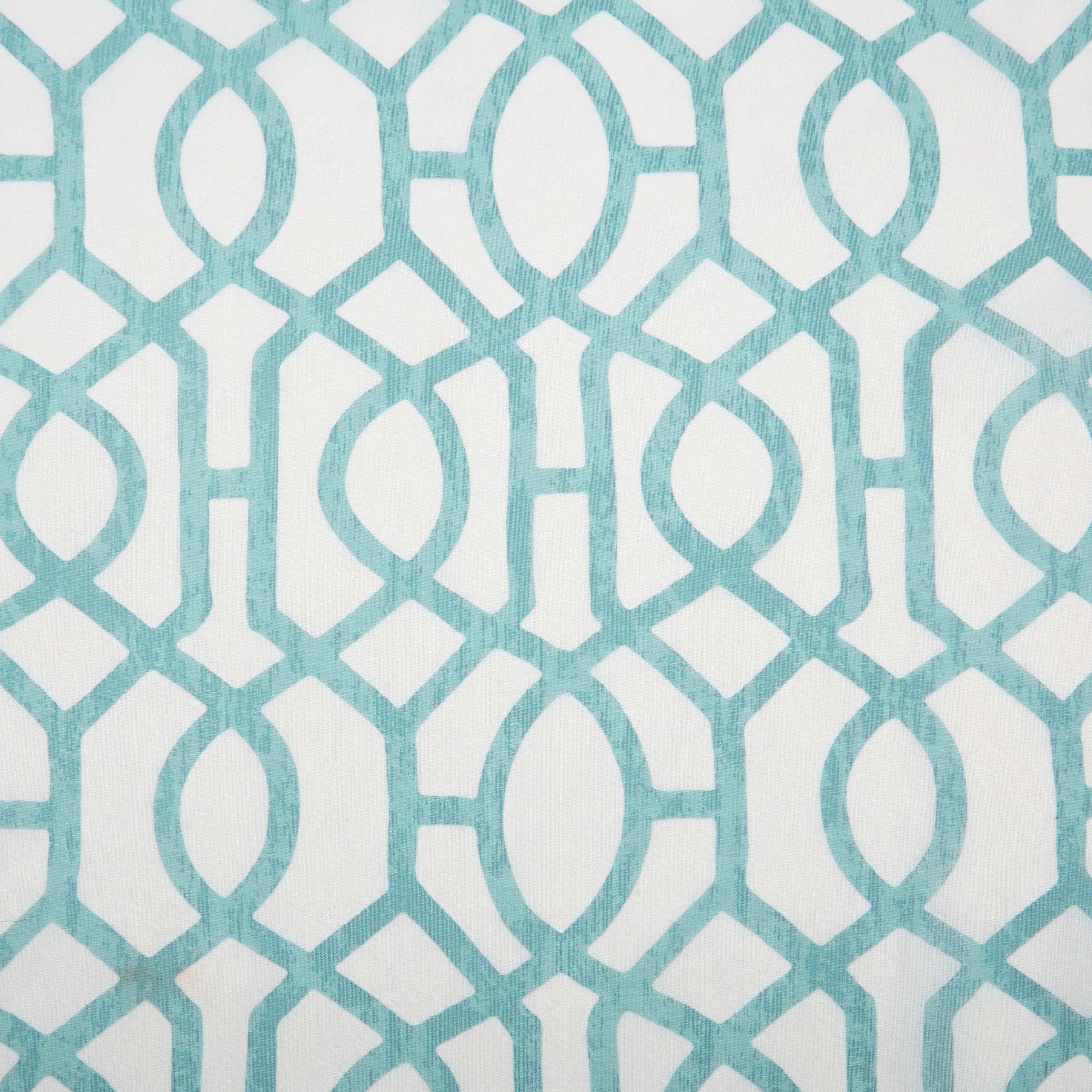 Mainstays 4-Piece Transitional Printed Grommet Light Filtering Window Curtain Panel Set, Pacifica Aqua, 63" x 110"