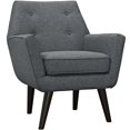 thumbnail image 1 of Modway Fauteuil Moderne en Tissu Polyester Gris, 1 of 5