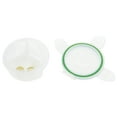 thumbnail image 6 of Unique Bargains 1 Pc Pill Case 3 Grid Round Pill Box Green, 6 of 6