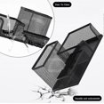 thumbnail image 4 of Desk organizer with 3 compartments, metal pencil holder, 4 of 5
