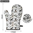 thumbnail image 6 of Cute Oven Mitts,Schnauzer Dogs with Paw Oven Mitt 2-Pack Set,Kitchen Gloves for Oven,Heat Resistant Oven Mitts 7.7"x12", 6 of 7