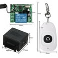 thumbnail image 3 of 12V Relay 1Ch Wireless Rf Garage Door Remote Control Switch Receiver Transmitter, 3 of 8