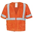 thumbnail image 3 of Ironwear 1294 Class 3 Polyester Mesh Safety Vest w/ Zipper & 6 Pockets, 3 of 3