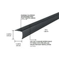 thumbnail image 3 of M-D Building Products 66270 1-1/8 In. X 1-1/8 In. X 72 In. Matte Black Aluminum Stair Edging w/ Screw Nails, 3 of 5