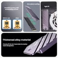 thumbnail image 2 of M.2 SSD Heat Sink NVMe 2280 Solid State Hard Drive Aluminum Heatsink Radiator with Thermal Cooling Pad For PS5 Slim, 2 of 7
