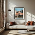 thumbnail image 2 of Hotel Canal, Venice - Venice Veneto Italy Photography Architecture Gondola Italian Cityscape Water Travel Poster Cafe Black Framed Wall Art Print 16 x 20 inches, 2 of 4