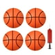 thumbnail image 4 of KAKOWELY 1 juego de juguetes de baloncesto inflables, pequeños y portátiles, juguetes de baloncesto de plástico para niños., 4 of 5