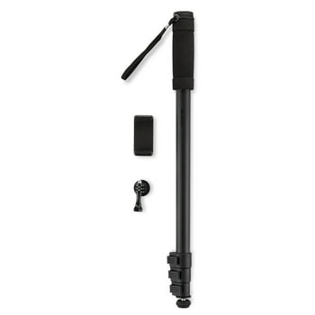 onn. 67-inch Monopod with   for DSLR Cameras, s, and GoPro Action Cameras for Photography, Black