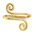 thumbnail image 4 of 14K Yellow Gold Swirl Toe Ring, 4 of 4
