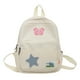 thumbnail image 1 of Cute Star Preppy School Bag Y2K Mini Mochila Estética para Niñas (blanco), 1 of 9