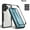 Black, variant on For iPhone 17 Case Compatible with MagSafe, Built-in Screen Protector [Support Fingerprint ID & Wireless Charger] Full-Body Slim Style Clear Soft Magnetic Phone Case,Blue