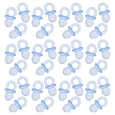 150 Pcs Mini Baby Girl Pacifier Acrylic Pacifiers for Shower Games Clear