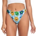 thumbnail image 1 of Balery Cartoon Monster Tangas de Algodón para Mujer con Estampado – Ropa Interior Sexy, Transpirable, G-string-Medium, 1 of 6