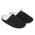 thumbnail image 2 of Women's House Shoes with Memory Foam, Gift for Women, Ladies Slippers with Indoor &Outdoor Anti-Skid Rubber Sole,Black,7-8, 2 of 7