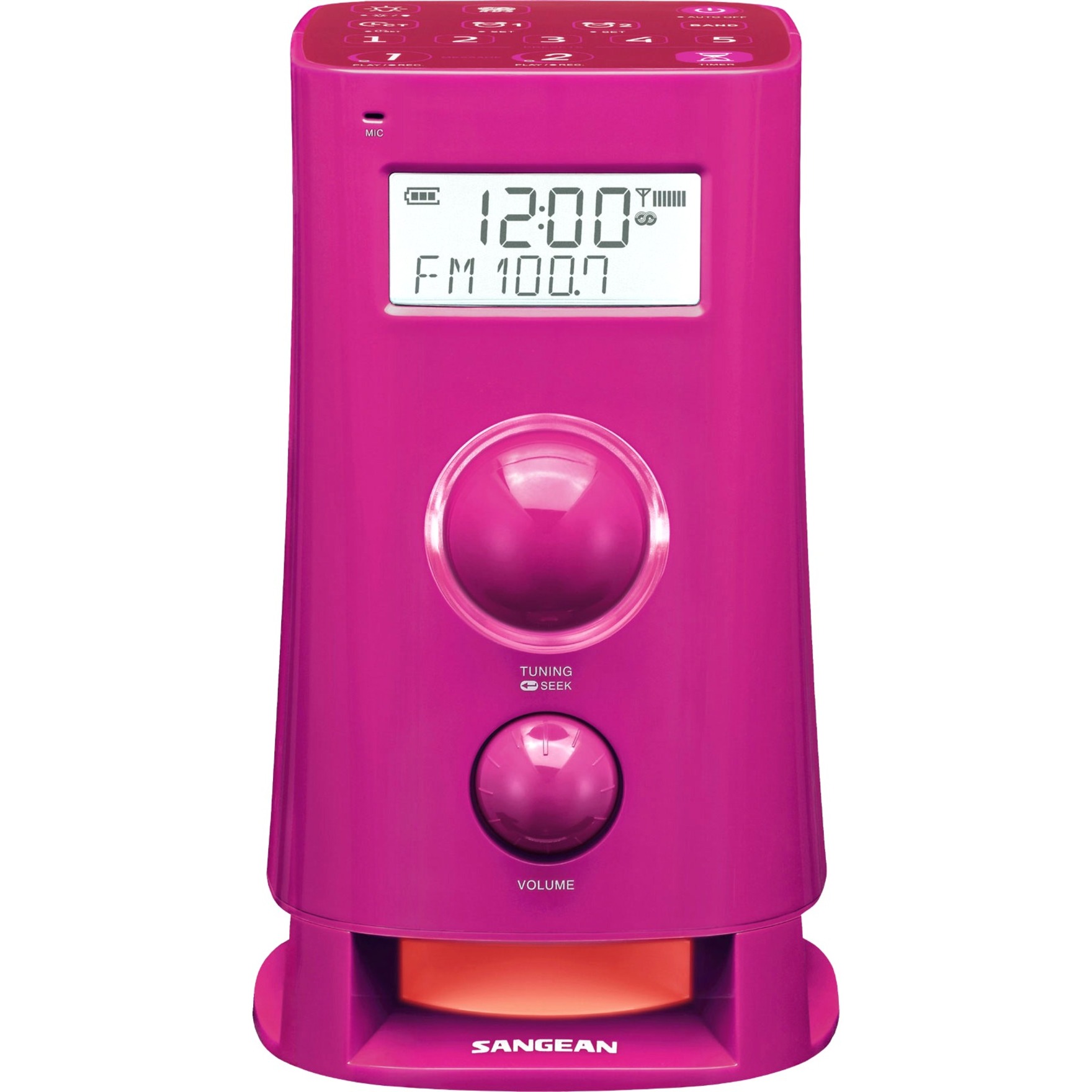 Sangean K200 Desktop Clock Radio, 3 W RMS