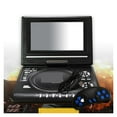 thumbnail image 4 of Mini DVD Player 7.8 Inch Desktop Digital Smart TV CD EVD Disc Players Remote Control Portable Travel 270° Rotatable Screen ,Swivel Screen, 4 of 5