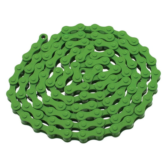 YBN S410 Bicycle Chain (1-Speed, 1/2 x 1/8-Inch, 112L) (Green)