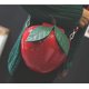 thumbnail image 3 of Bolsas de mensajero cruzadas con forma de manzana de Pu para mujer, bolso de mano informal de cuero con dibujos animados para niñas y niños, 3 of 5