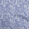 thumbnail image 1 of oneOone Viscose Chiffon Blue Fabric Block Quilting Supplies Print Sewing Fabric By The Yard 42 Inch Wide, 1 of 6