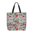 thumbnail image 1 of Fotbe Roses Mixed Zebra 1 Bolsa Tote con Estampado para Mujer, Bolsos con Cremallera, Bolsa de Hombro Casual de Gran Capacidad con Bolsillos Internos, 1 of 7