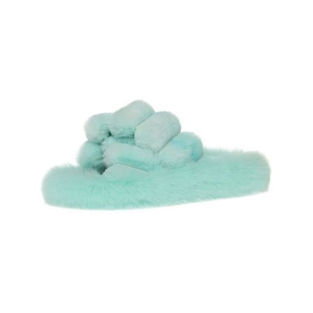 

Rotosw Women Slipper Slip On Fluffy Plush Memory Foam Winter Warm Slides Flat Shoes