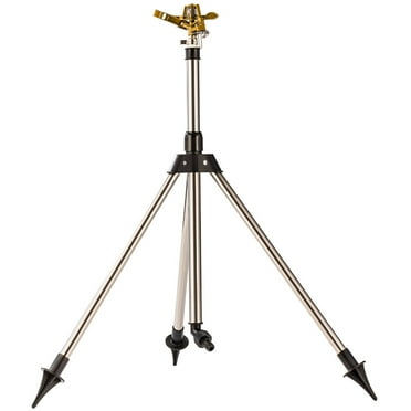 Jinyi 1 Pack Tripod sprinkler irrigation equipment, 360 Degree Impact Sprinkler,  for Garden & Lawn