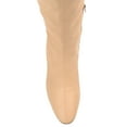 thumbnail image 4 of Journee Womens Melika Wide Calf Block Heel Over The Knee Boots, 4 of 8