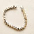 thumbnail image 5 of 3mm Moissanite Tennis Bracelets Women Gold Bracelets Round Cut D Color VVS1 Clarity Diamond Tennis Bracelets S925 Sterling Silver Bracelets for Women（6-9 inchs）, 5 of 9