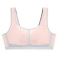 thumbnail image 6 of REORIAFEE Sports Bras for Women High Impact Firm Support Running Gathered Everyday Bras Wirefree Bras Scoop Neck Comfy Corset Bra Wide Strap Bra Stretchy Seamless Smoothing Brassiere Anti-Sagging Bra, 6 of 6
