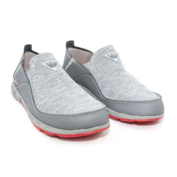 Columbia Men's Bahama Vent Pfg Knit Shoe, Ti Gray Steel Red,7.5 M US