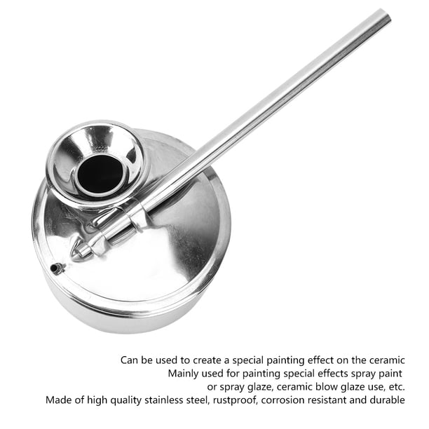 Herramientas Para Cerámica Y Alfarería Pulverizador De Pintura Herramienta De Arcilla De Acero Inoxidable Cerámica Atomizador Esmaltes Macetas Pulverizador De Pintura De Cerámica100Ml) Khall Tendencias