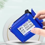 Portable Handheld Inkjet Printer, Mini Label Coding Machine, 2D Code Barcode Bottle Cap LOGO Printing, Permanent Ink ,Portable & User