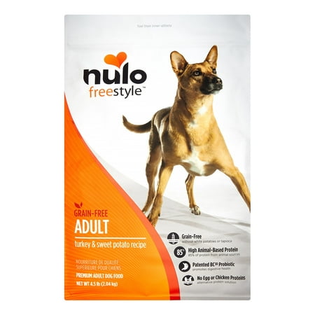 Nulo Freestyle Grain-Free Turkey & Sweet Potato Adult Dry Dog Food, 4.5