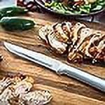 Rada Cutlery Stubby Butcher Knife, Silver Handle, Pack of 2