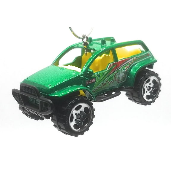 Christmas Ornament for 4x4 Offroad Buggy Green Yellow