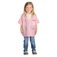 thumbnail image 6 of CC Christmas Decor Pink Doctor Halloween costume Shirt Age 3-6, 6 of 6